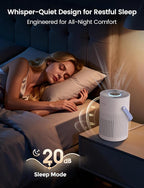Jafända Air Purifers for Home, Hepa Air Purifier for Bedroom, Air Cleaner for - Image 4