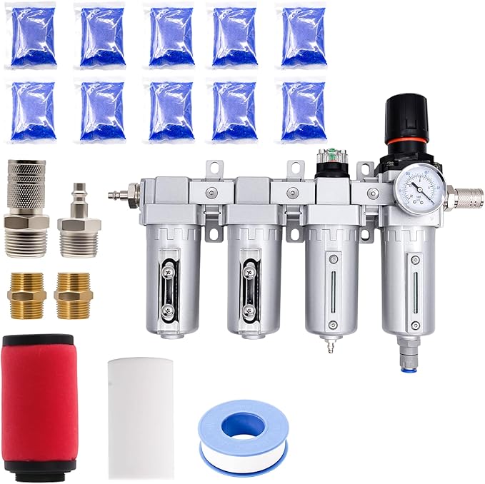 3/4" NPT Industrial Air Dryer for Compressor, 4 Stage Air Drying System - Image 8