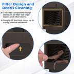 WADEO Rainwater Collection System, Downspout Diverter Fits - Image 3