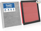 Engine+Cabin Air Filters Fit for 2014-2018 Chevrolet Silverado 1500＆GMC Sierra by RVgolf