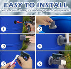 PVC Rain Barrel Diverter Kit Rain Barrel 3/4 Inch Spigot Kit - Image 4