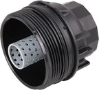X AUTOHAUX Black Car Oil Engine Filter Housing Cap Cover Assembly 15620-36020 - Image 6