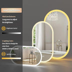 LUVODI Lighted LED Bathroom Mirror: 32x20IN Oval Wall Mounted Vanity Mirror - Image 4