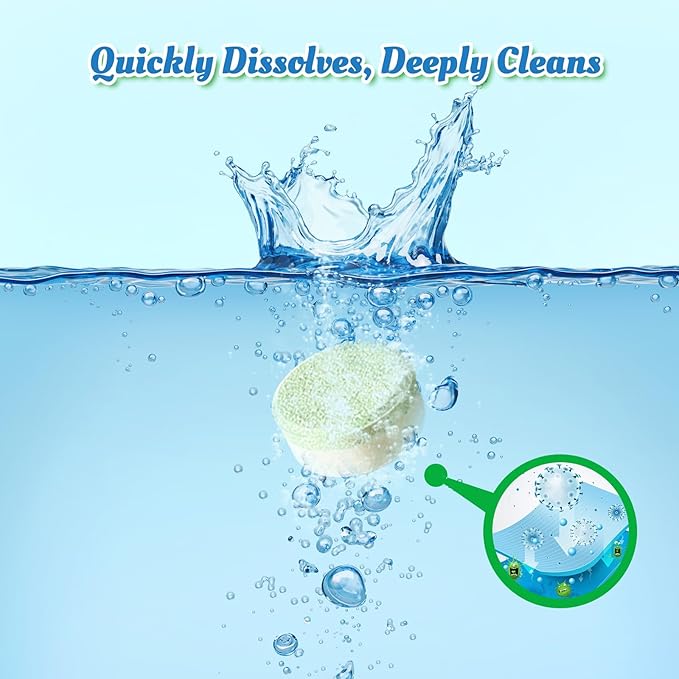 Garbage Disposal Cleaner Deodorizer Tablets-24 Pack Deep Cleaning Disposer - Image 2