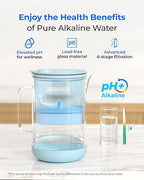 Waterdrop Large Glass Alkaline Water Filter Pitcher - Image 2