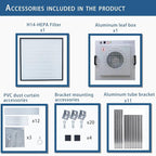 FFU HEPA H14-Filter Laminar Flow Hood Updated FanFilter Unit（Include HEPA - Image 4
