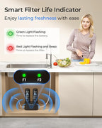 Waterdrop DLA Under Sink Water Filter, No Drilling Required, Bad Taste/Odor - Image 4