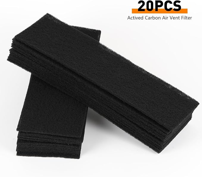 20PCS 4" x 12" Activated Carbon Air Filters - Image 2