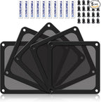 Dust Filter PC 120mm for Computer Cooler/PSU/Routers Nylon 80 Mesh, Magnetic by YIMATEECO
