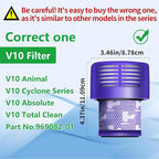 V10 Filter Replacement for Dyson V10 Cyclone Series, V10 Absolute, V10 Animal - Image 2