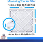 Filter King 23.5x23.5x2 Air Filter | 12-PACK | MERV 8 HVAC Pleated A/C Furnace - Image 2