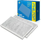 PHILTOP Cabin Air Filter w/Activated Carbon, Compatible by PHILTOP