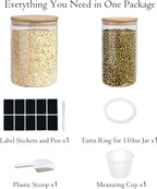 Glass Storage Jars Set Elegant Containers - Image 7
