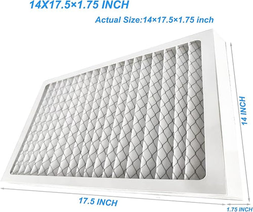 2-Pack 14x 17.5 x 1.75 MERV 13 Dehumidifier Replacement Filter, Compatible - Image 2