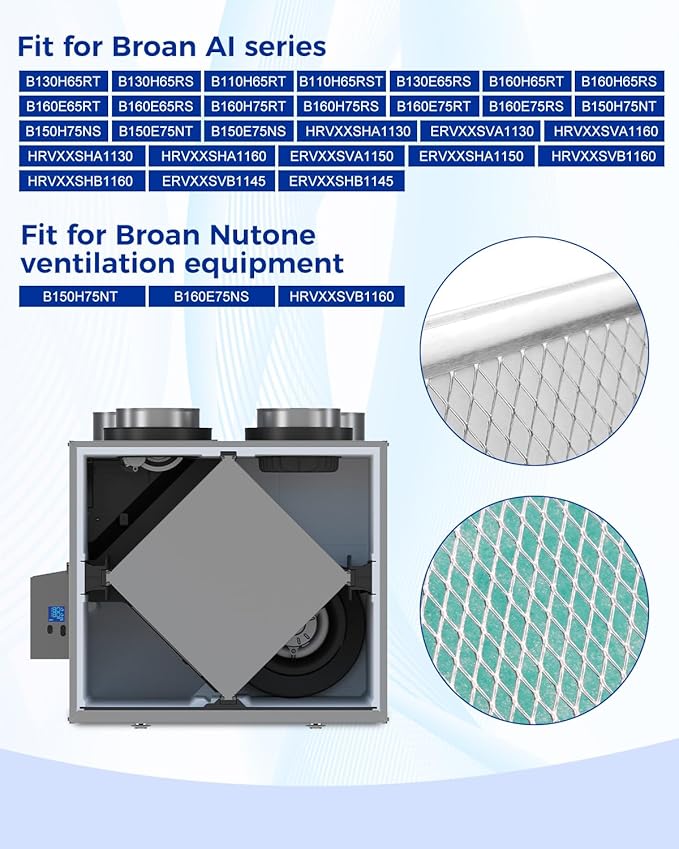2PCS SV66133 MERV-8 HEPA Filter Fit - Image 4
