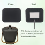 Compost Bin Odor Filters Replacement Oval Activated Carbon Filters - Image 4