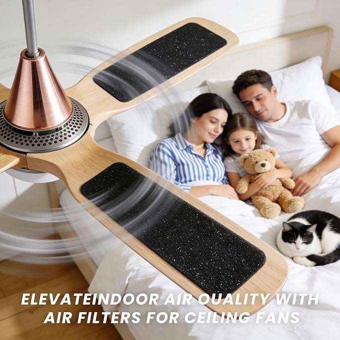 20pcs Coconut Carbon Ceiling Fan Filters - Image 8