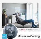 LG 14000 BTU Window Air Conditioner Energy Saving Dual Inverter Remote Control - Image 9