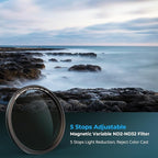 SmallRig 67mm Magnetic Variable ND Filter ND2-ND32 + 67mm Threaded Filter Ring - Image 2