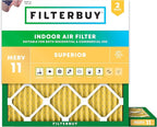 Filterbuy 19x19x1 Air Filter MERV 11 Superior Pet & Allergy Defense, by Filterbuy