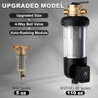 iSpring WSP100ARJ-BP, NSF Certified, Whole House Spin-Down Sediment Water Filter - Image 3