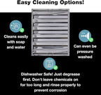 25" x 20" Stainless Steel Commercial Hood Filter – Dishwasher Safe, Welded - Image 7