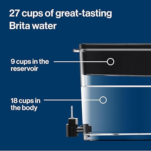 Brita Water Dispenser, UltraMax Elite Filter, Removes 99% of Lead, Includes 1 - Image 2