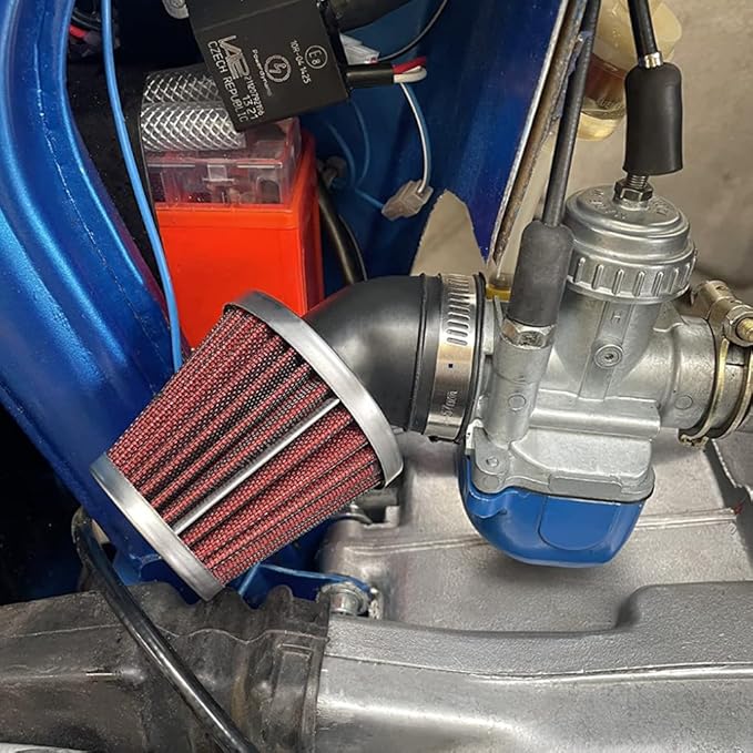 Evermotor Motorcycle Air Filter, 45mm 46mm 47mm Vent Cleaner - Image 5