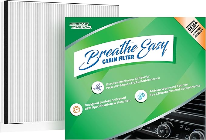 Spearhead OEM+ Particulate Breathe Easy Cabin Filter | Fits Genesis G70 G80 G90 by SPEARHEAD