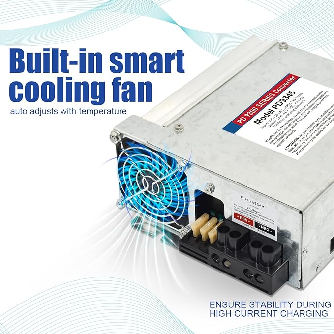 PD9345 RV Power Converter replacement-9300 Series Converter, 45Amp 120V to 12V - Image 6