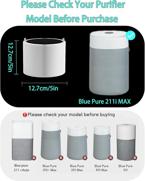 211i Max Replacement SmokeBlock Filter Compatible - Image 2