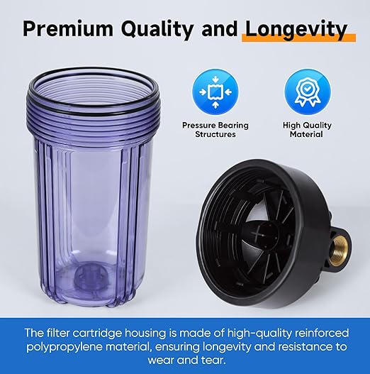 PUREPLUS 2-Stage Whole House Water Filtration System, Heavy Metals & Rust - Image 6