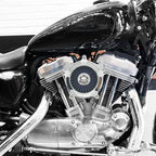HDBUBALUS Motorcycle Air Filter Air Cleaner Intake System Cleaner Fit - Image 2