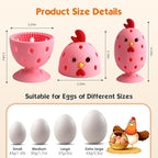 Egg Brush Cleaner, Egg Cleaner for Fresh Eggs, Cute Chick Shaped Egg Wash and - Image 2
