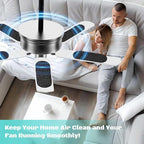 15 Pack Ceiling Fan Filters for Blades, Air Filters - Image 4