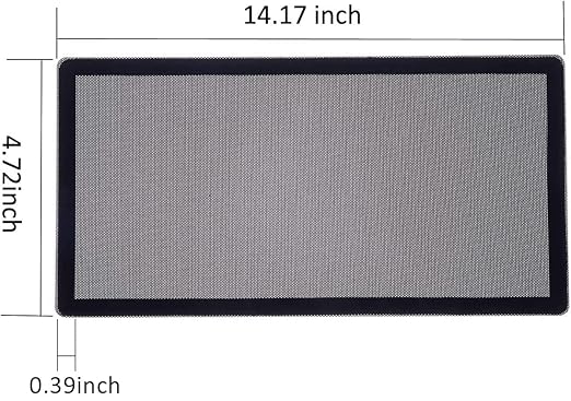 360mm 120mm x 2 PC Fan Dust Mesh Filter 4.72inch PVC Computer PC Case Dust - Image 5