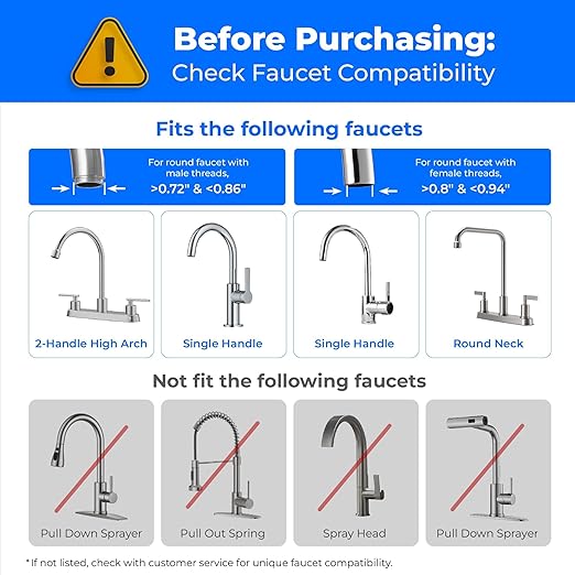 Waterdrop Water Filter for Sink Faucet, NSF Certified Water Purifier, 320 - Image 4