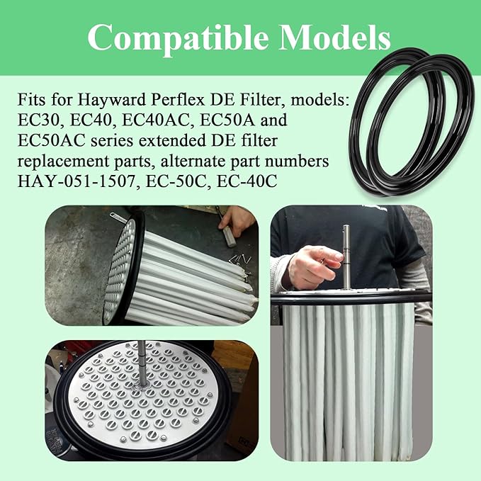 Diaphragm Gasket, Fit for Hayward Perflex DECX5000G, EC50AC Series Extended DE - Image 3