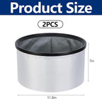 Tlswshsy 2 Pack 11.8'' x 11.8'' x 7'' Double Layer Ash Vacuum Filter, PAAC301 - Image 2