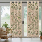 Vintage Outdoor Curtains for Patio Grass Herbal Botanical Garden Plants - Image 6