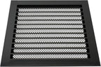 Repa Market 12" x 12" Inch Galvanized Steel Black Soffit Air Vent Cover - Image 7
