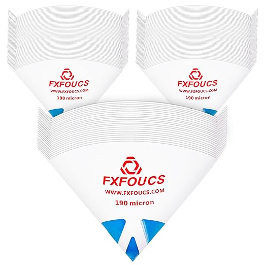 100 Pack of Premium Paint Strainers by FXFOUCSTOOLS