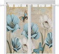 Spring Flowers Living Room Curtains 84 Inch Length, Window Curtains Tab Top by Unknown