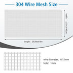 Landhoow 304 Stainless Steel Mesh Screen Wire Mesh Metal Mesh Screen Wire Mesh - Image 2