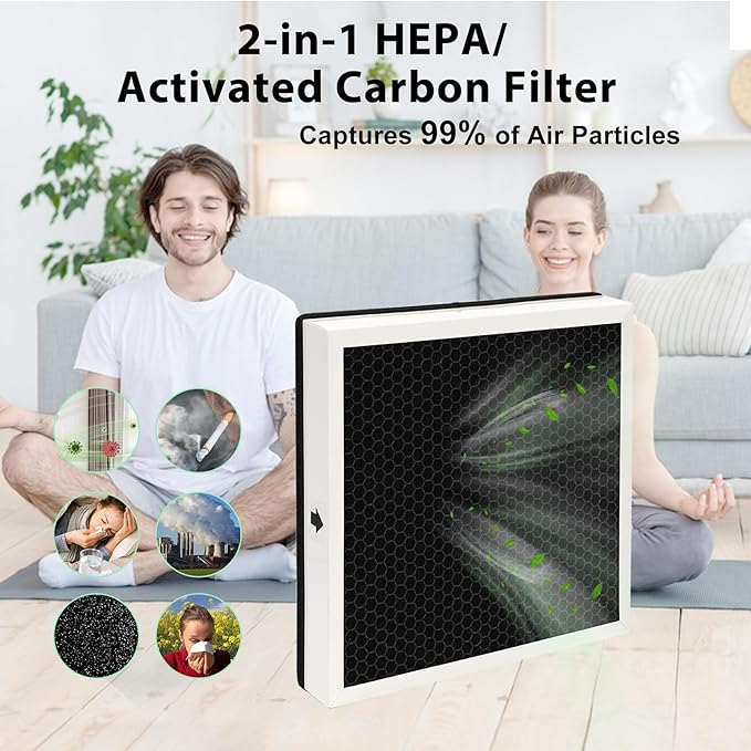 2-in-1 HEPA/Activated Carbon Filter Replacement - Image 5