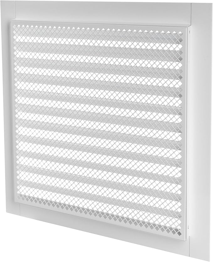 Repa Market 12" x 12" Inch Galvanized Steel White Soffit Air Vent Cover - Image 8