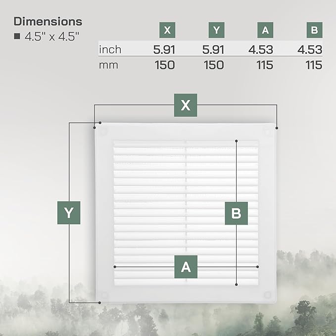 Vent Systems 4.5" x 4.5" Inch - Image 2