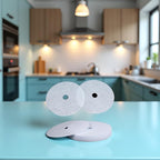 4 Pcs White Cloth Dryer Exhaust Filter, - Image 4
