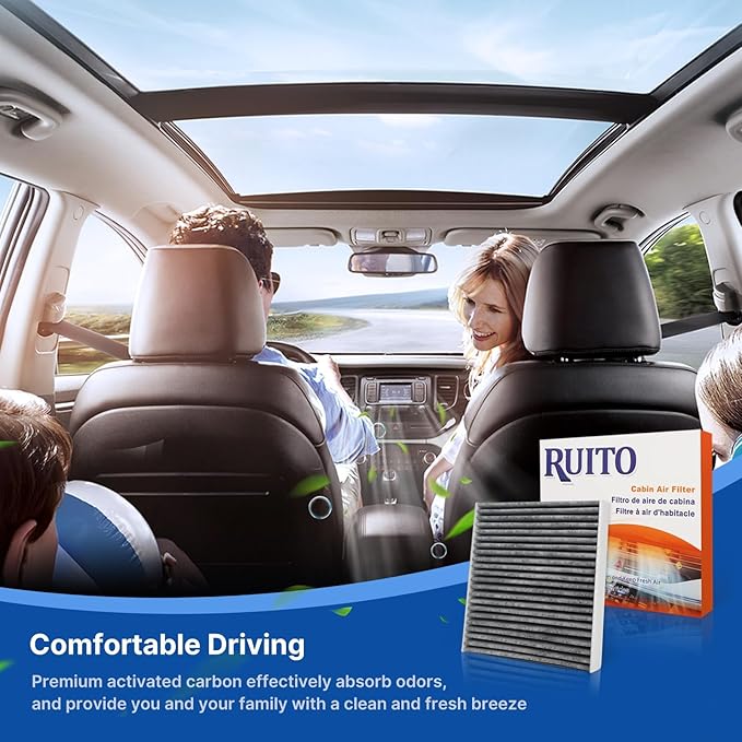 RUITO Cabin Air Filter, Compatible - Image 7