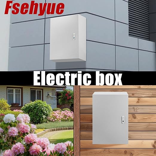 Electrical Box 24 x 16 x 12 Inch Indoor Outdoor Electrical Enclosure Box Steel - Image 7